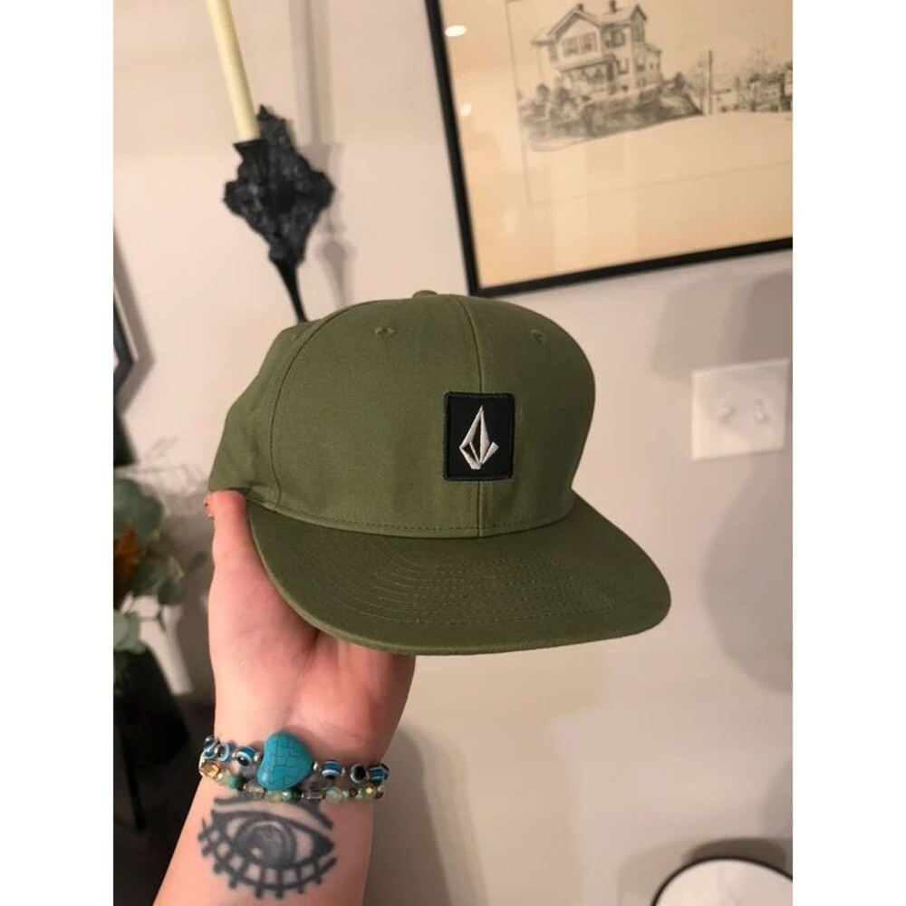 Volcom Dark Green Flatbill Hat